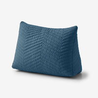 Voile Reading Wedge Pillow Cover - Pacific, Medium,Pacific