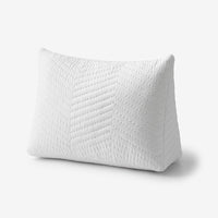 Voile Reading Wedge Pillow Cover - White, Medium,White