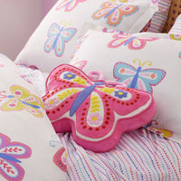 Decorative Shaped Pillow - Hot Pink Butterfly,Hot Pink Butterfly