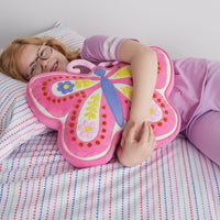 Decorative Shaped Pillow - Hot Pink Butterfly,Hot Pink Butterfly
