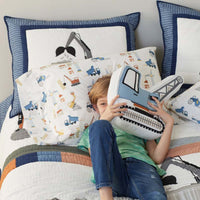 Decorative Shaped Pillow - Construction Crane,Construction Crane