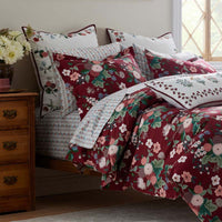 Dahlia Embroidered Decorative Square Pillow Cover - Ivory, 26 in. x 26 in.,Cream Multi