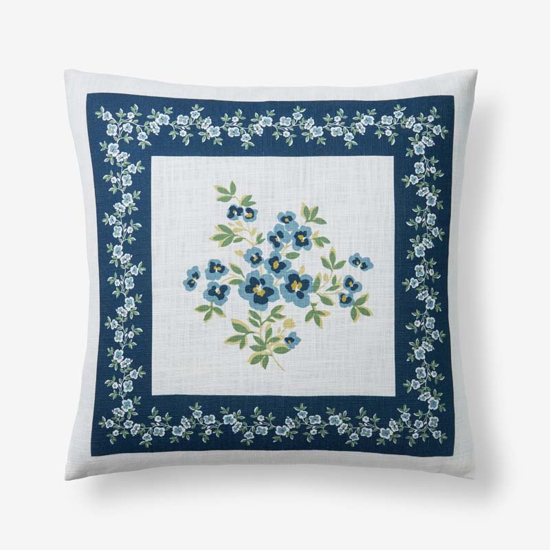 Suhana Decorative Square Pillow Cover - Blue, 20 in. x 20 in.,Blue