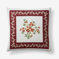 Suhana Decorative Square Pillow Cover - Brick, 20 in. x 20 in.,Brick