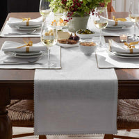 Pom Fringe Table Runner - Metallic Gold, 16 in. x 108 in.,Metallic Gold