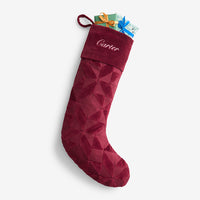 Velvet Stocking - Red,Red