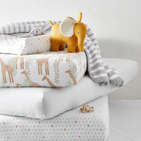 Stripe Knit Baby Blanket - Gray,Gray