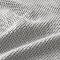Garter Stitch Blanket - Gray, Twin/Twin XL,Gray