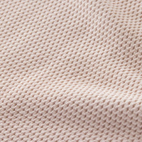 Garter Stitch Blanket - Pink Blush, Twin/Twin XL,Pink Blush