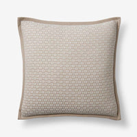 Belmira Decorative Square Pillow Cover - Taupe, 20 in. x 20 in.,Taupe