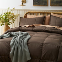 Premium Down Ultra Warmth Comforter - Dark Brown, Twin/Twin XL,Dark Brown