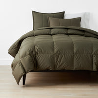 Premium Down Ultra Warmth Comforter - Dark Olive, Twin/Twin XL,Dark Olive