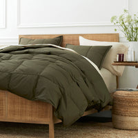 Premium Down Ultra Warmth Comforter - Dark Olive, Twin/Twin XL,Dark Olive