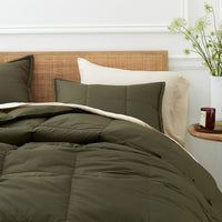 Premium Down Ultra Warmth Comforter - Dark Olive, Twin/Twin XL,Dark Olive