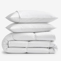 5-Piece Down Comforter & Best Down Pillow Bundle,