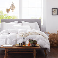 5-Piece Down Comforter & Best Down Pillow Bundle,