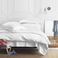 Premium Smooth Supima® Cotton Wrinkle-Free Sateen Duvet Cover - Cloud, Twin/Twin XL,Cloud