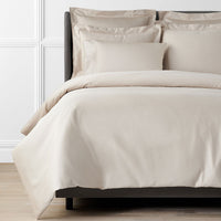 Premium Smooth Supima® Cotton Wrinkle-Free Sateen Duvet Cover - Alabaster, Twin/Twin XL,Alabaster