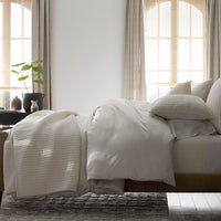 Premium Smooth Supima® Cotton Wrinkle-Free Sateen Duvet Cover - Ivory, Twin/Twin XL,Ivory