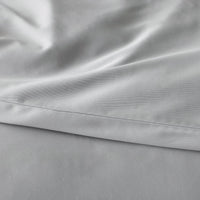 Premium Smooth Supima® Cotton Wrinkle-Free Sateen Duvet Cover - Light Gray, Twin/Twin XL,Light Gray