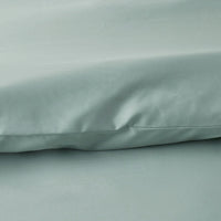 Premium Smooth Supima® Cotton Wrinkle-Free Sateen Duvet Cover - Sea Mist, Twin/Twin XL,Sea Mist