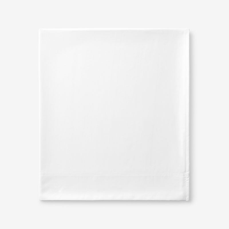 Premium Smooth Supima® Cotton Wrinkle-Free Sateen Flat Bed Sheet - White, Twin/Twin XL,White