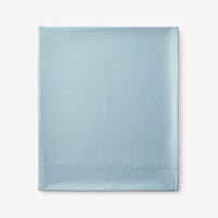 Premium Smooth Supima® Cotton Wrinkle-Free Sateen Flat Bed Sheet - Cloud, Deep Pocket Queen,Cloud