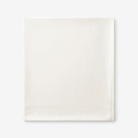 Premium Smooth Supima® Cotton Wrinkle-Free Sateen Flat Bed Sheet - Ivory, Deep Pocket Queen,Ivory