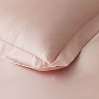 Premium Smooth Supima® Cotton Wrinkle-Free Sateen Flat Bed Sheet - Rose, Deep Pocket Queen,Rose