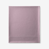 Premium Smooth Supima® Cotton Wrinkle-Free Sateen Flat Bed Sheet - Wisteria, Deep Pocket Queen,Wisteria