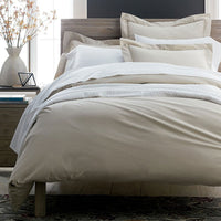 Premium Smooth Supima® Cotton Wrinkle-Free Sateen Fitted Bed Sheet - Cloud, Deep Pocket Queen,Cloud