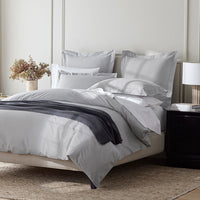 Premium Cool Supima® Cotton Percale Deep Pocket Bed Sheet Set - Pearl Gray, Queen,Pearl Gray