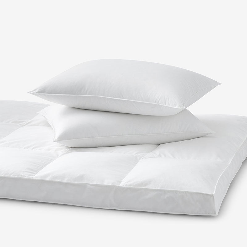 3-Piece Premium Best Down Alternative Pillow & Mattress Topper Bundle,