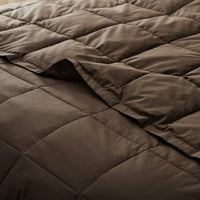 Premium Down Blanket - Dark Brown, Twin,Dark Brown