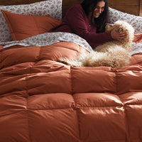 Quilted Sham - Copper, Standard,Copper