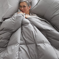 Quilted Sham - Light Gray, Standard,Light Gray