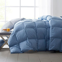 Quilted Sham - Porcelain Blue, Standard,Porcelain Blue