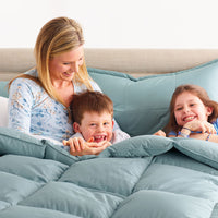 Quilted Sham - Sea Mist, Standard,Sea Mist