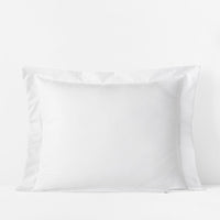 Premium Smooth Supima® Cotton Wrinkle-Free Sateen Sham - White, Standard,White