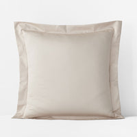 Premium Smooth Supima® Cotton Wrinkle-Free Sateen Sham - Alabaster, Euro,Alabaster
