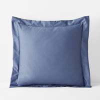 Premium Smooth Supima® Cotton Wrinkle-Free Sateen Sham - Blue Dusk, Euro,Blue Dusk