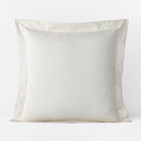 Premium Smooth Supima® Cotton Wrinkle-Free Sateen Sham - Ivory, Euro,Ivory