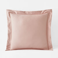 Premium Smooth Supima® Cotton Wrinkle-Free Sateen Sham - Rose, Euro,Rose