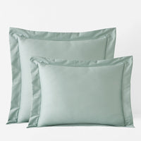 Premium Smooth Supima® Cotton Wrinkle-Free Sateen Sham - Sea Mist, Standard,Sea Mist
