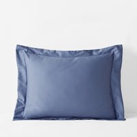 Premium Smooth Supima® Cotton Wrinkle-Free Sateen Sham - Blue Dusk, Standard,Blue Dusk