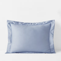 Premium Smooth Supima® Cotton Wrinkle-Free Sateen Sham - Blue Shadow, Standard,Blue Shadow