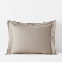 Premium Smooth Supima® Cotton Wrinkle-Free Sateen Sham - Light Birch, Standard,Light Birch