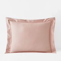 Premium Smooth Supima® Cotton Wrinkle-Free Sateen Sham - Rose, Standard,Rose