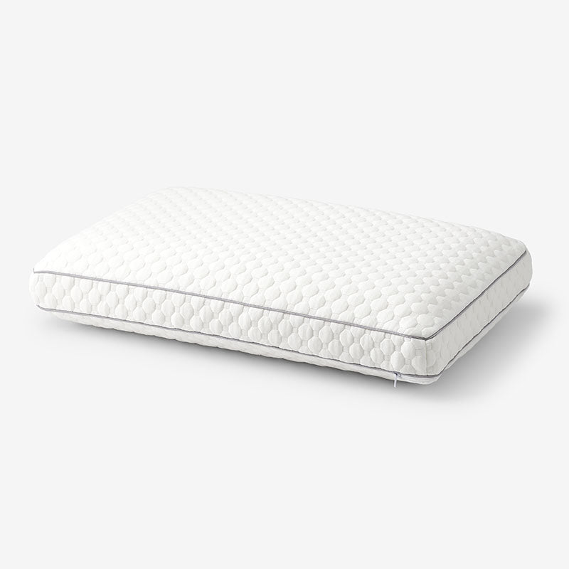 Comfort Cushion Memory Foam Gusseted Pillow - White,White