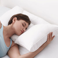Duo Sleep Neck Posture Pillow - White,White